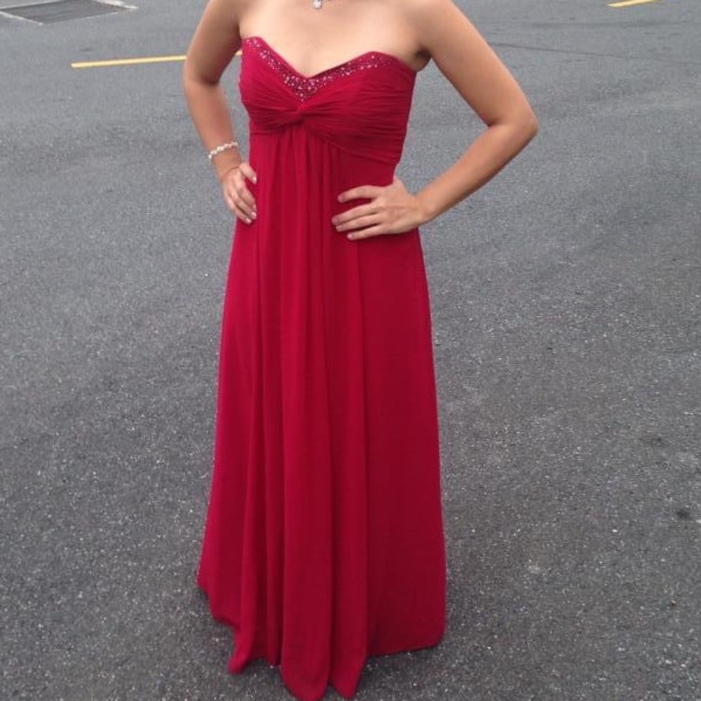 Strapless Full Skirt Dress